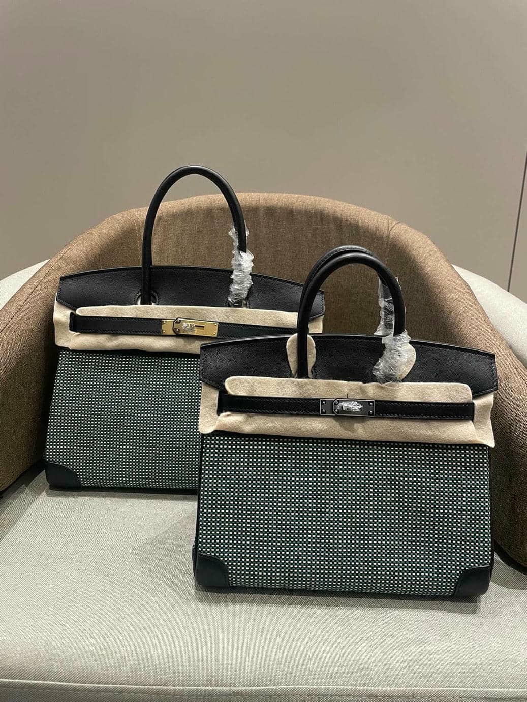 Birkin Canvas-Leather Mix-111